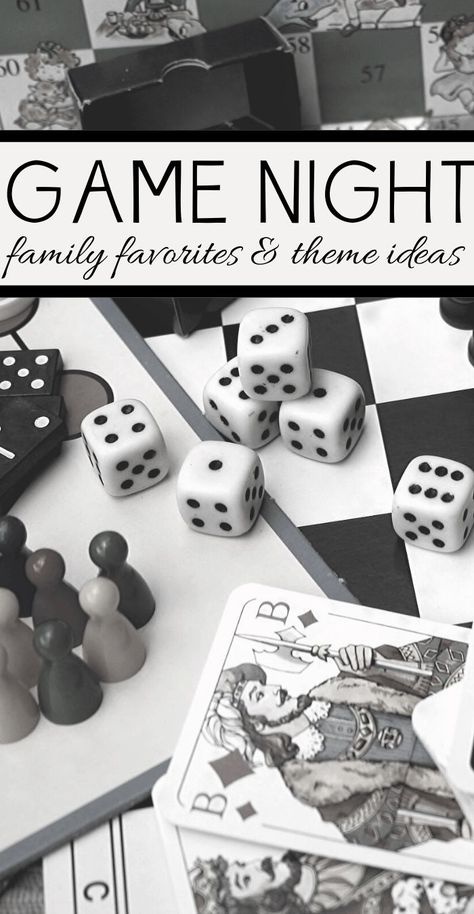 Make an event of family game night with a game, activities, and even themed snacks! Take some time to unplug yourself and your kids with one of our fun game night suggestions. You can thank me later. #familygamenight #unplugthekids #familyfun #3boysandadog Ideas For Family Game Night, Game Night Theme, Time To Unplug, Themed Snacks, Game Activities, Night Theme, Weekend Activities, Fun Board Games, Game Nights