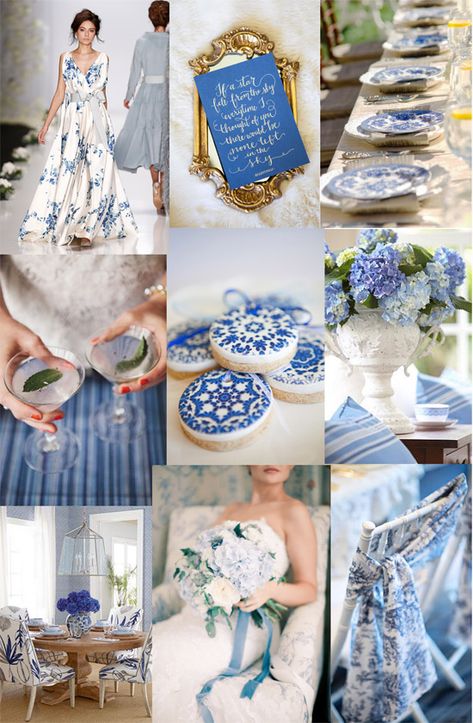 China Blue Wedding, Blue Willow Wedding, Willow Wedding, Vintage Wedding Colors, Chinoiserie Wedding, Portuguese Wedding, Vintage Bouquet Wedding, Blue And White Wedding, Blue White Weddings