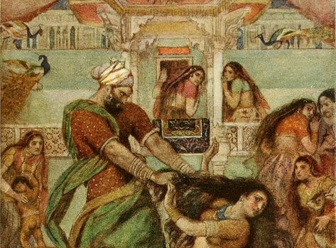 Mughal Paintings, Artistic Pictures, Hindu Mythology, Female Art Painting, The Hindu, Indian Paintings, Indian Art Paintings, Indian Gods, Self Worth