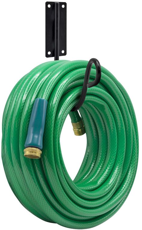 PRICES MAY VARY. HOSE HOLDER — Wrangle up your water hose with this wall mount hose reel, perfect for storage and display (Hose NOT INCLUDED) CONVENIENT & FUNCTIONAL — Takes up less room than a reel cart, leaving more space around your property — Keeps long garden hose rolled in one place and out of the way to prevent tripping — Versatile as hose caddy, hose hideaway, hose butler, hose organizer, hose keeper DECORATIVE STYLE — Simple design adds tasteful style while looking beautiful in your gar Garden Hose Hanger, Water Hose Holder, Garden Hose Storage, Long Garden, Garden Hose Holder, Hose Hanger, Hose Reels, Hose Storage, Hose Holder