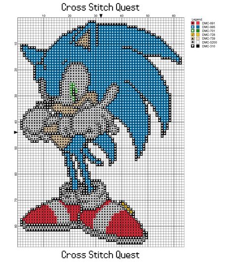 Free Classic Sonic Cross Stitch Pattern Sonic the Hedgehog – Cross Stitch Quest Sonic The Hedgehog Cross Stitch Pattern, Sonic Plastic Canvas Patterns, Sonic The Hedgehog Cross Stitch, Sonic Cross Stitch, Sonic The Hedgehog Crochet, Sonic Pattern, Classic Sonic, Easy Crochet Patterns Free, Disney Cross Stitch