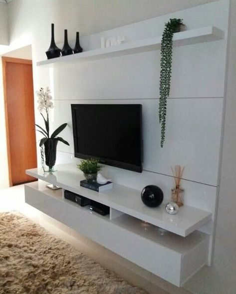 interior design for luxury home 2023 Home Interior Accessories, Living Room Wall Units, Small Living Room Layout, Tv Unit Interior Design, Living Room Decor Gray, Living Room Tv Unit Designs, Living Room Tv Unit, Home 2023, Tv Room Design