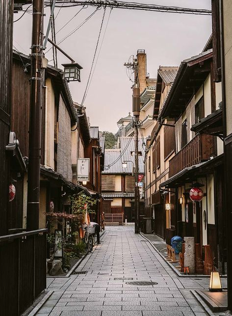 The Ultimate 3-Day Kyoto Itinerary • The Blonde Abroad Kyoto Neighborhood, Japanese Suburbs, Japan Neighborhood, Kyoto Street, Rich City, Going To Japan, Blonde Abroad, Kyoto Itinerary, Buildings Artwork