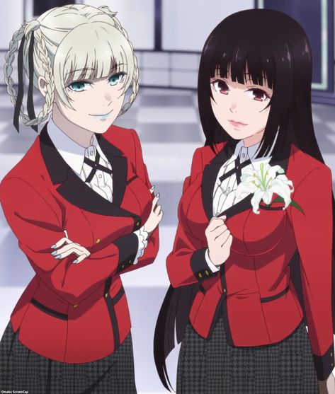 Yumeko And Kirari, Kakegurui Gif, Kakegurui Yumeko, We Heart It, The Story, Gif, Lost, Anime