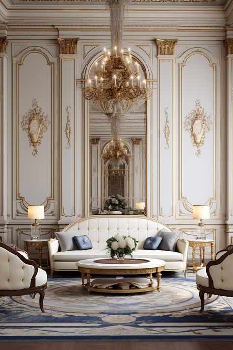 Living Room Decor | Living Room Decor Ideas Neo Classical Interiors, Neoclassical Interior Design, Small Lounge, Lounge Interiors, Classical Interior, Classical House, Neoclassical Interior, Room Decor Living Room, Architect Design House