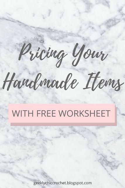 How to Price your Handmade Items | The Basics Pricing Homemade Items, How Much To Charge For Crochet Items, How To Price Crochet Items, How To Price Handmade Items To Sell, Crochet Pricing Guide, How To Price Crochet Items To Sell, How To Price Your Products, Pricing Handmade Items, Product Pricing Worksheet