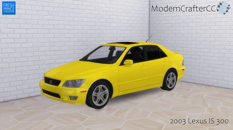 The Sims 4 - 2003 Lexus IS 300 | Modern Crafter CC on Patreon Ford Focus Svt, Mazda 3 Sedan, Mod Hair, Sims 5, Sims 4 Game Mods, The Sims 3, Best Sims, Sims Community, Cc Sims