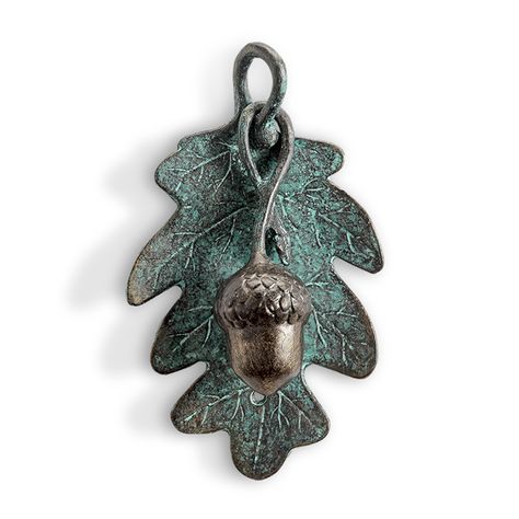 Acorn and Oak Leaf Door knocker | SPI Home | 34817 Door Knobs And Knockers, Acorn And Oak, French Country Cottage, Door Knocker, Oak Leaf, Door Knockers, A Metal, Door Knobs, My Dream Home