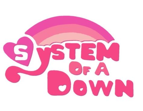 System Of A Down Sticker, Soad System Of A Down Tattoo, System Of A Down Aesthetic, Band Logo Ideas, System Of A Down Logo, System Of A Down Poster, System Of A Down Tattoo, Metal Icon, My Little Pony Poster