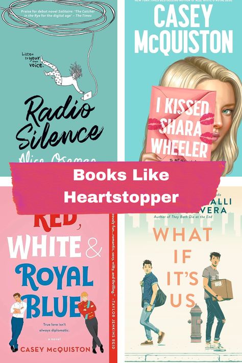 books like heartstopper Heartstopper Books, Heartstopper Series, Ya Romance, Becky Albertalli, Alice Oseman, Catcher In The Rye, Rainbow Rowell, Secrets Of The Universe, Drive Me Crazy