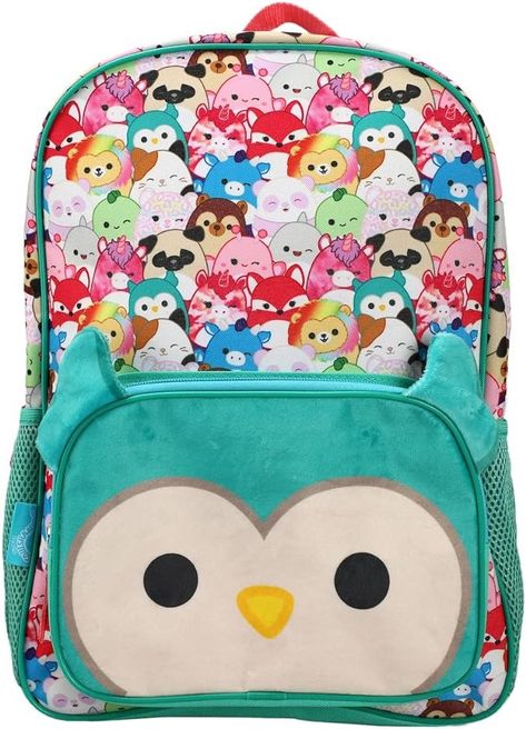 Squishmallows Winston The Owl Plush Pocket Youth Backpack, Multicolored, OSFA : Amazon.ca: Clothing, Shoes & Accessories Squishmallows Winston, Beautiful Backpacks, Owl Plush, Toddler Backpack, Cool Backpacks, Kids Backpacks, Animals Friends, School Backpacks, Helping Kids