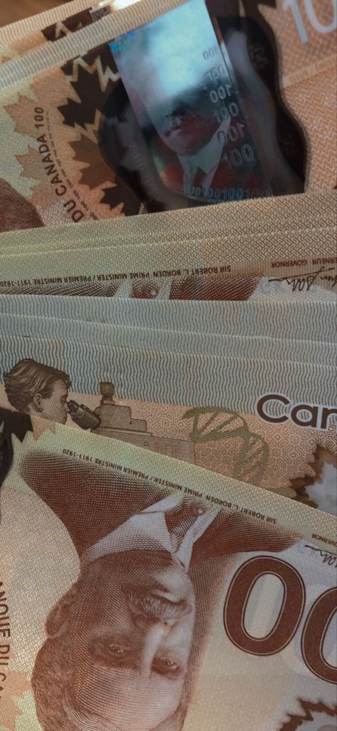 Money Canada Aesthetic, Canada Money Aesthetic, Money Aesthetic Canada, Canadian Money Aesthetic, Canada Money, Aesthetic Canada, Saving Money Canada, Manifestation 2024, Canadian Money