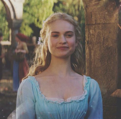 Lily James as Cinderella Ben Chaplin, Cinderella Movie 2015, Cinderella Live Action, Cinderella 3, Cinderella Aesthetic, Jasper Hale, Ella Enchanted, Cinderella Movie, Cinderella 2015