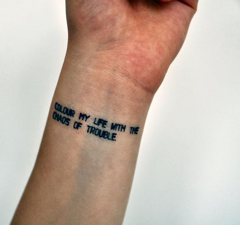 Popular items for indie tattoo on Etsy Sebastian Tattoo, 500 Days Of Summer Quotes, Indie Quotes, Indie Tattoo, Hipster Tattoo, Summer Quote, Belle And Sebastian, Patchwork Tattoo, Shape Tattoo