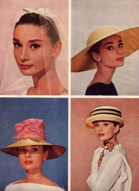 The Nifty Fifties Audrey Hepburn Givenchy, Audrey Hepburn Hat, Audrey Hepburn Pictures, Pretty Movie, Audrey Hepburn Photos, Magazine Pictures, Audrey Hepburn Style, Hepburn Style, Richard Avedon