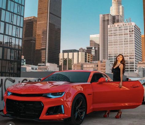 Car Birthday Shoot, Posing With A Car, Prom Car Photoshoot, Poses With Cars, Camaro Photoshoot, Poses With Car Woman, Car Senior Pictures, Poses With Cars Women, Prom Car