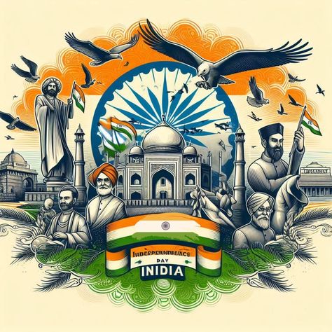 Happy Independence Day 2024 #happy #indipendenceday #india #78 #viral Happy Independence, Happy Independence Day, Festival Outfit, Independence Day, India