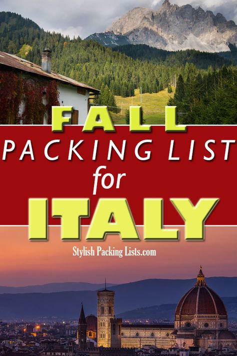 What To Wear In Italy In September, Packing List For Italy, Fall In Italy, Italy In November, Fall Packing List, Italy In September, Italy Fall, Italy In October, Italian Honeymoon