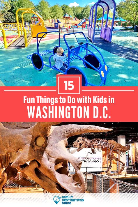 Dreaming about a family vacation to Washington D.C. and looking for things to do? We’re FamilyDestinationsGuide, and we’re here to help: Discover the most fun things to do in Washington D.C. with kids - so you get memories that last a lifetime! #washingtondc #washingtondcthingstodo #washingtondcwithkids #washingtondcactivities Washington Dc Trip With Kids, Dc With Kids Things To Do, Dc For Kids, Washington Dc Road Trip, Washington Dc Family Vacation, Washington Dc Activities, Emmitsburg Maryland, Dc With Kids, Washington Dc Travel Guide