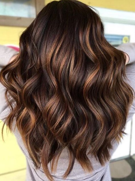 The Best Hair Color for Summer 2018 Redhead Hair Color, Brunette Balayage, Caramel Highlights, Brown Hair Balayage, Fresh Hair, Short Hair Balayage, Hair Color Highlights, Balayage Brunette, Ombre Hair Color