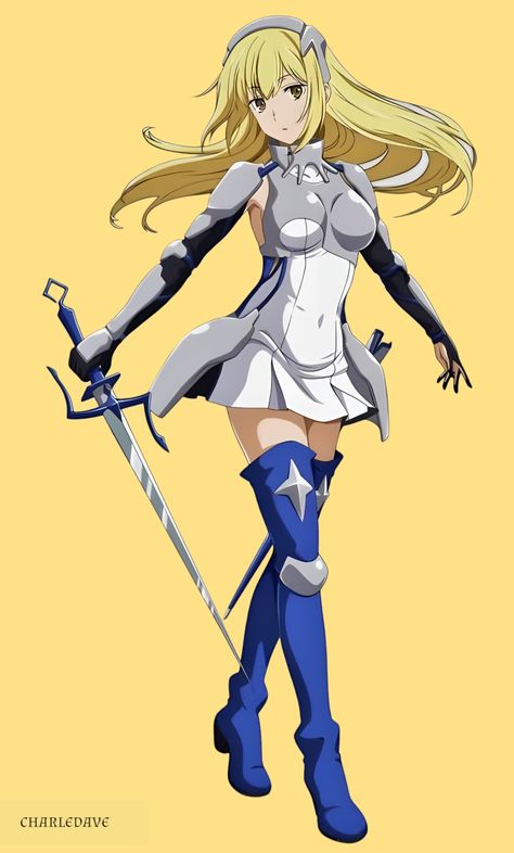 Ais 😘 Ais Wallenstein, Dungeon Anime, Dungeon Ni Deai, Dungeon Ni, Swords, Anime Guys, Anime, Quick Saves