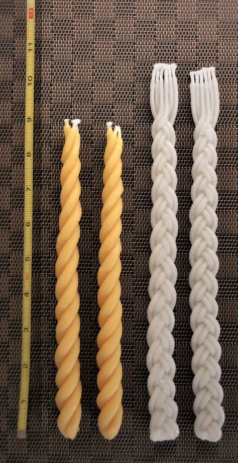 This Listing is for ~ 2 Nice braided drip-less BEESWAX HAVDULAH CANDLES ~ Select How many you need, for example if you want to buy 10 Candles, select 5, The more you buy the less you pay. (the shipping is calculated by the weight set in the system-its not the actual weight) All material is natural, pure beeswax and 100% cotton, noting added. Note: The Havdalah Candles may drip if they are slanted or near a draft. For Reg. Havdulah candle check out here: https://www.etsy.com/listing/812374901 For Drip Candles Diy, Havdalah Candle, Dipped Candles, Hair Horn, Candle Dipping, Medieval Crafts, Dripping Candles, Nails Today, Beeswax Candle