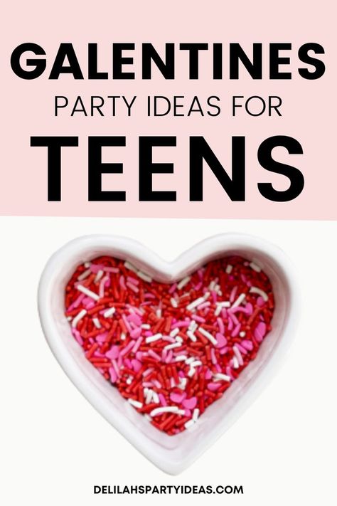 Hosting a Galentine's Day Party for your teens? We have some great tips and ideas for you to help have a smooth party Teen Galentines Party, Valentines Theme Party, Valentines Day Crafts For Preschoolers, Valentines Movies, Galentines Day Ideas, Valentines Brunch, Valentine's Day Party Games, Valentine Party Game