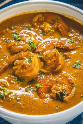 Close up shot of Goan Style Prawn Curry Indian Prawn Curry Recipes, Shrimp Korma Recipe, Prawns Curry Recipe, Shrimp Indian Recipes, Prawn Curry Indian, Indian Shrimp Recipes, Prawn Korma, Prawns Recipes, Shrimp Curry Recipe