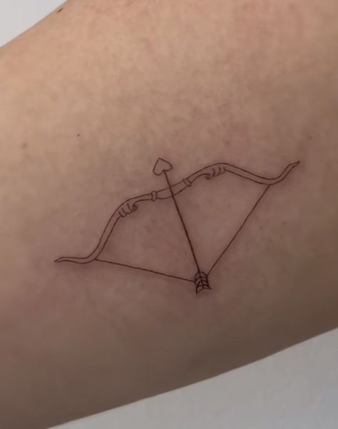 Taylor Swift Tattoo Fine Line, The Archer Tattoo Taylor Swift, The Archer Tattoo, Archer Tattoo, Pilot Tattoo, Taylor Swift Tattoo, The Archer, Cute Tiny Tattoos, Tattoo Project