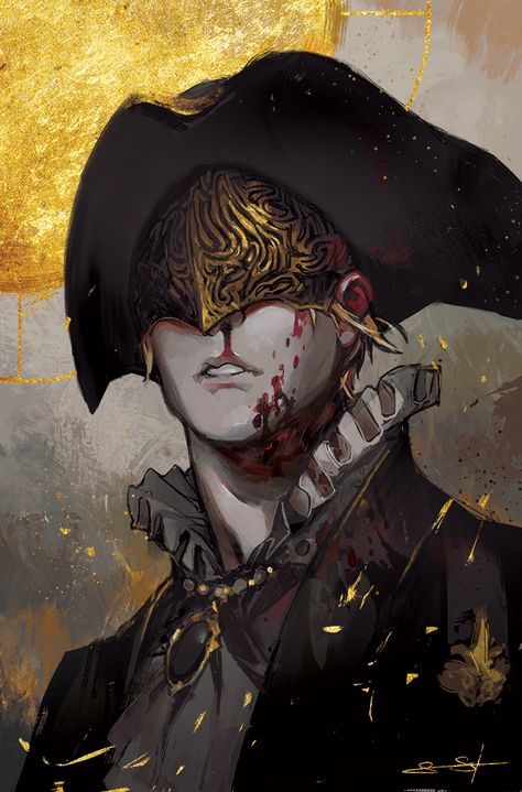 Mask Personality Art, Eyes Mask Drawing, Fantasy Hats Male, Mask That Covers Eyes, Golden Mask Fantasy Art, Masked Oc Male, Cool Masks Dark, Eye Covering Mask, Masked Man Art