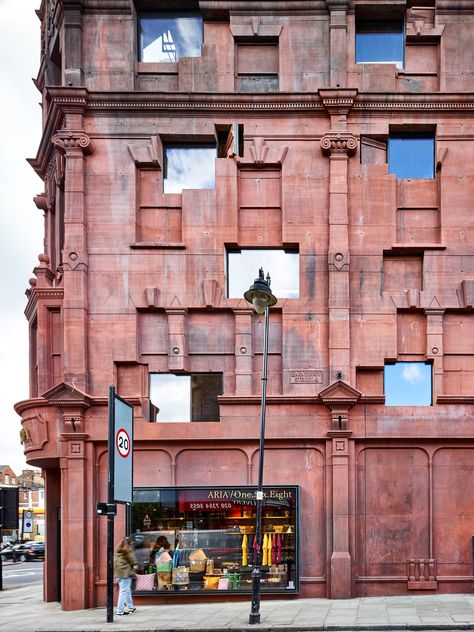 Amin Taha, 19th Century London, Timber Planks, Architecture Renovation, Architecture Today, Old Building, Building Construction, Facades, Contemporary Architecture