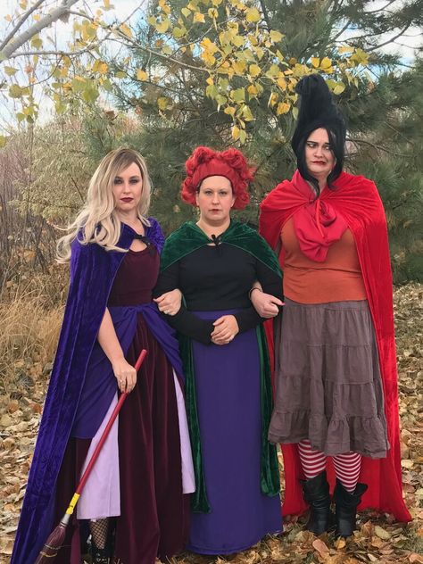 Easy Sanderson Sisters Costumes, Diy Winifred Sanderson Costume, Hocus Pocus Fancy Dress, Sanderson Sisters Diy, Sanderson Sisters Costumes Diy, Sisters Costumes, Winifred Sanderson Costume, Sanderson Sisters Costumes, Hermanas Sanderson