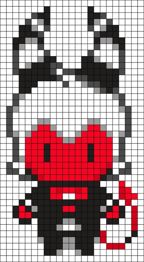 Moxxie Perler Bead Pattern | Bead Sprites | Characters Fuse Bead Patterns Perler Bead Patterns Helluva Boss, Helluva Boss Perler Bead Patterns, Helluva Boss Cross Stitch, Perler Beads Designs Pattern Pixel Art, Helluva Boss Pixel Art Grid, Hazbin Hotel Cross Stitch, Hazbin Hotel Perler Bead Patterns, Helluva Boss Perler Beads, Helluva Boss Pixel Art