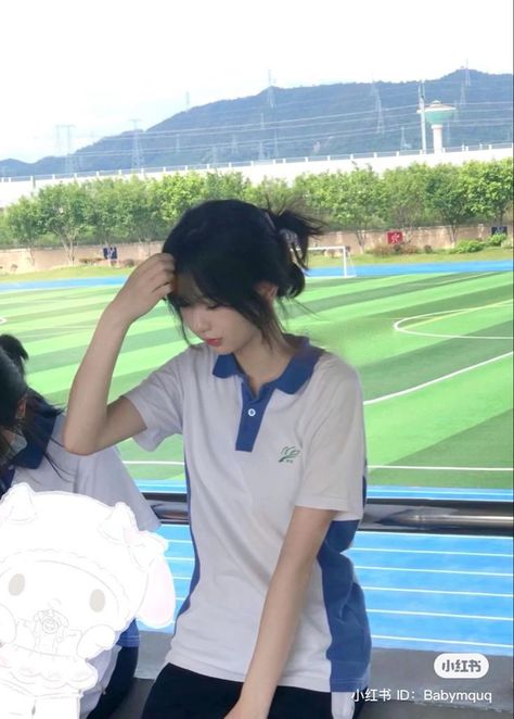 Yn In School, Yn School, Korean Uniform School, Chinese High School, Korean Uniform, School Uniform Girl, Chinese School, Girl Uniform, High School Uniform