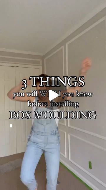 Wall Moulding Dimensions, Flexible Moulding Trim, Box Molding Bedroom, Box Moulding Bedroom, Crown Moulding Styles, Hallway Woodwork, Box Moulding Wall, Box Trim On Wall, Mouldings And Trim Ideas