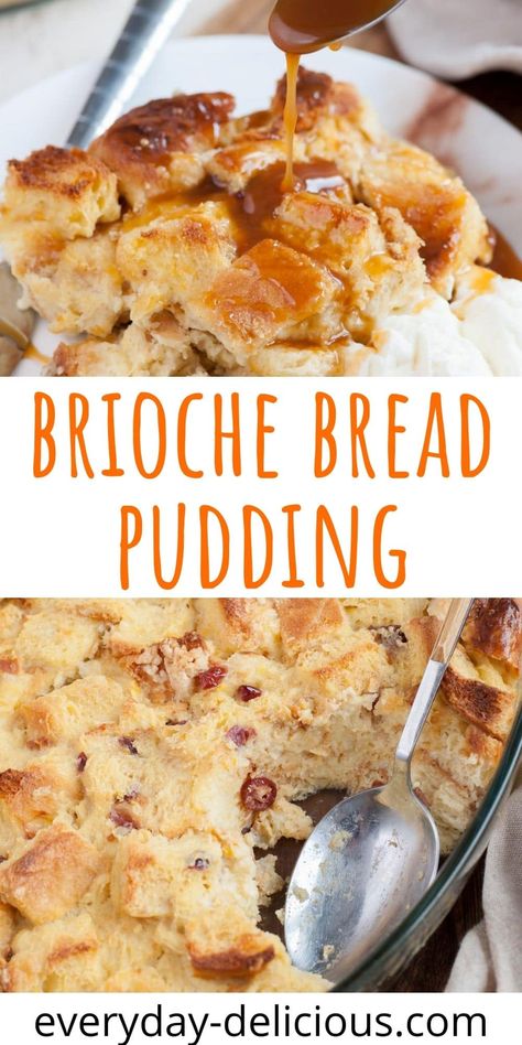 Bread Pudding Recipe Brioche, Brioche Bread Recipe Ideas, Brioche Bread Recipe Desserts, Easter Bread Pudding, Leftover Brioche Recipes, Make Ahead Bread Pudding, Brioche Bread Pudding Recipes, What To Do With Brioche Bread, Recipes Using Brioche Bread