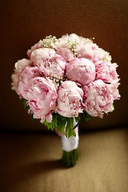 Hj Wedding Bouquets Pink Peonies, Wedding Bouquets Peonies, Pink Peony Bouquet Wedding, Peony Bushes, Bouquets Peonies, Pale Pink Peonies, Prom Bouquet, Pink Peonies Bouquet, Peony Bouquet Wedding