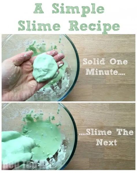 How to Make Oobleck Slime - Red Ted Art - Kids Crafts Safe Slime Recipe, How To Make Oobleck, Make A Paper Boat, Kitchen Materials, Easy Slime Recipe, Red Ted Art, Rainy Sunday, How To Make Slime, Preschool Science