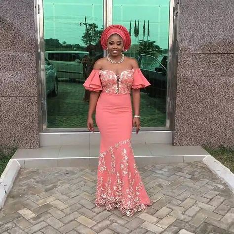 Nigerian Dress, Nigerian Lace Styles, African Lace Styles, Lace Gown Styles, Lace Dress Styles, African Wear Dresses, Corporate Attire, African Lace Dresses, African Fashion Modern