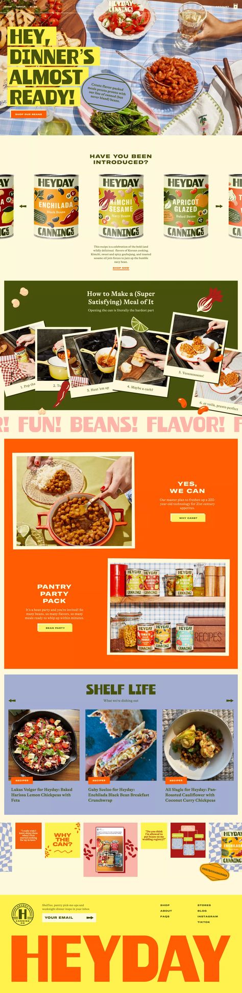 Social Design Inspiration, Pub Website Design, Funny Website Design, Store Website Design, Food Website Design, Stores Design, Food Web Design, Creative Website, Ecommerce Design