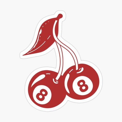 #illustrationdesign #illustrations #stickerprintable #magic8ballcherries #stickeraesthetic #cherries #cherriesmagic #cherriesball #red #cherrycute #magiccherries #sticker #stickercherry #cherriesaesthetic #stickerdesign #stickercherries #coolsticker #8ballpoolplayer #8ball #fortune #stickerRedbubble #cherriessticker #coolthingstobuy #thingstobuy #stickercherriesdesign #buysticker #redbubble #findyourthings #stickergift #party #redaesthetic

Magic 8 ball cherries. Red and white. Sticker Aesthetic Drawings To Trace, 8 Ball Cherry Tattoo, Magic 8 Ball Aesthetic, Red 8 Ball, 8 Ball Sticker, 8 Ball Aesthetic, Billards Art, 8 Ball Graphic, Cherry 8 Ball