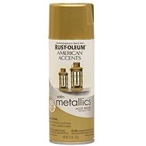 Metallic Spray Paint, American Accent, Spray Paints, Gold Spray Paint, Gold Spray, Laminate Countertops, Rust Oleum, Paint Brands, Household Decor