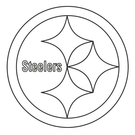 pittsburgh steelers from nfl teams coloring logo pages Football Coloring Pages, Nfl Fantasy, Sports Coloring Pages, Soul Collage, Steelers Logo, Pittsburgh Steelers Logo, Pittsburgh Steelers Football, Steelers Football, Football Birthday