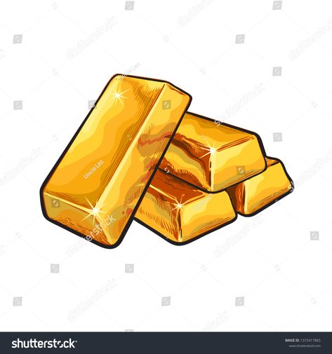 Sketch of gold bar ingots. Hand drawn vector illustration. #Ad , #Sponsored, #bar#ingots#Sketch#gold Gold Bars Tattoo, Gold Bar Tattoo, Gold Bar Drawing, Skeleton Hands Drawing, Lingot D'or, Metal Drawing, Gold Vector, Gold Drawing, Dibujo Simple