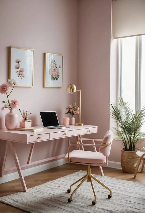 25 Chic and Feminine Home Office Ideas Tailored for Women