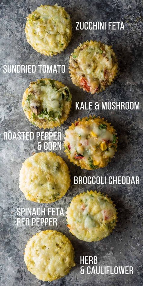 Muffins Christmas, Egg Muffins Breakfast Healthy, Resep Muffin, Healthy Desayunos, Breakfast Egg Muffins, Healthy Egg Breakfast, Muffins Healthy, Egg Muffins Breakfast, Vegan Muffins