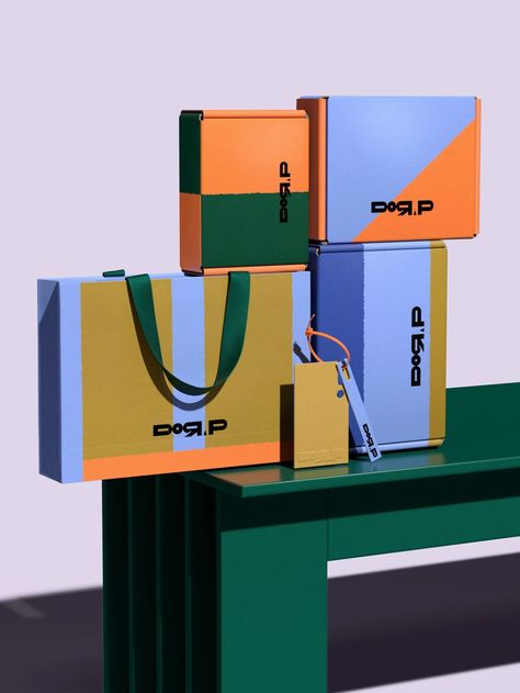 DOR.P Fashion Brand Identity, Luxury Packaging Design, Graphic Motif, Brand Color Palette, Graphic Design Lessons, Design Paper, Packing Design, Creative Packaging Design, Creative Packaging