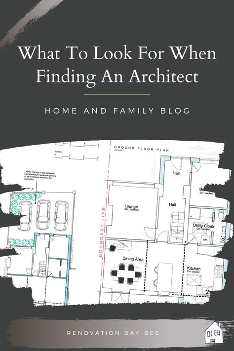 What to look for when finding an architect. One of the first steps to getting a house extension or new home built is a architect. Here is some advice on finding a architect for your new building project #architect #findingaarchitect #newbuilding #homeextension #extension #homerenovation How To Find An Architect, Getting A House, Architect Drawing, Office Renovation, House Extension, Extension Ideas, Best Architects, New Building, Planning Permission