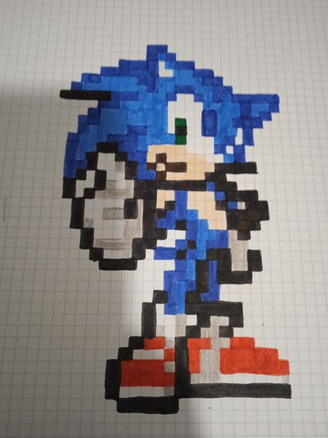 Anime Pixel, Shadow Sonic, Anime Pixel Art, Shadow The Hedgehog, The Hedgehog, Sharks, Bead Art, Pixel Art, Sonic