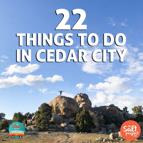 22 Things to do in Cedar City | 12 Utah Staycations | The Salt Project | Things to do in Utah with kids Brian Head Utah, Utah With Kids, Utah Bucket List, Things To Do In Utah, Utah Summer, Cedar City Utah, West Coast Travel, Southwest Travel, Cedar City